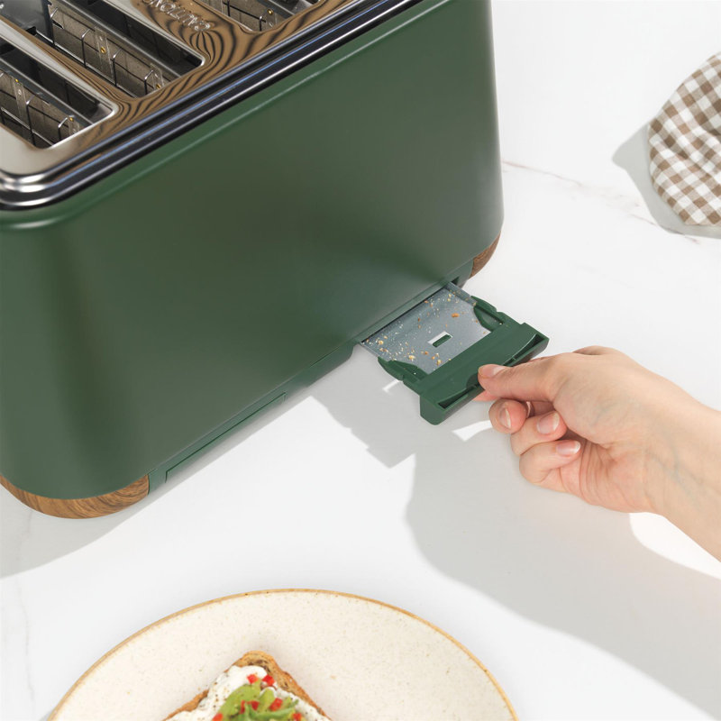 SALTER TORONTO 4 SLICE TOASTER - GREEN