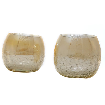 3'' H Glass Tabletop Votive Holder
