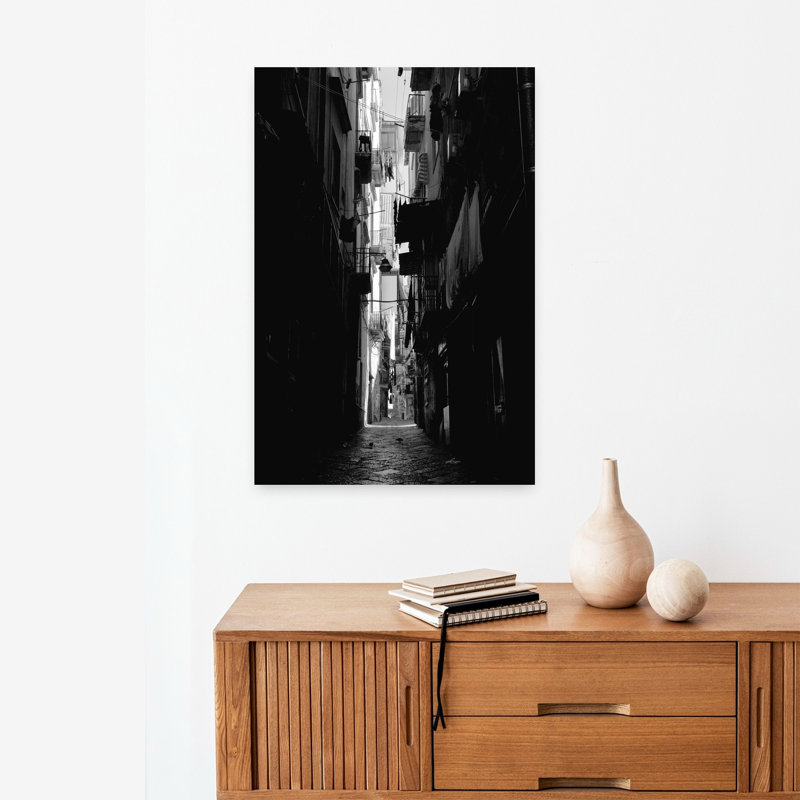 Ruelle, art contemporain urbain abstrait, H 24 po x l 16 po