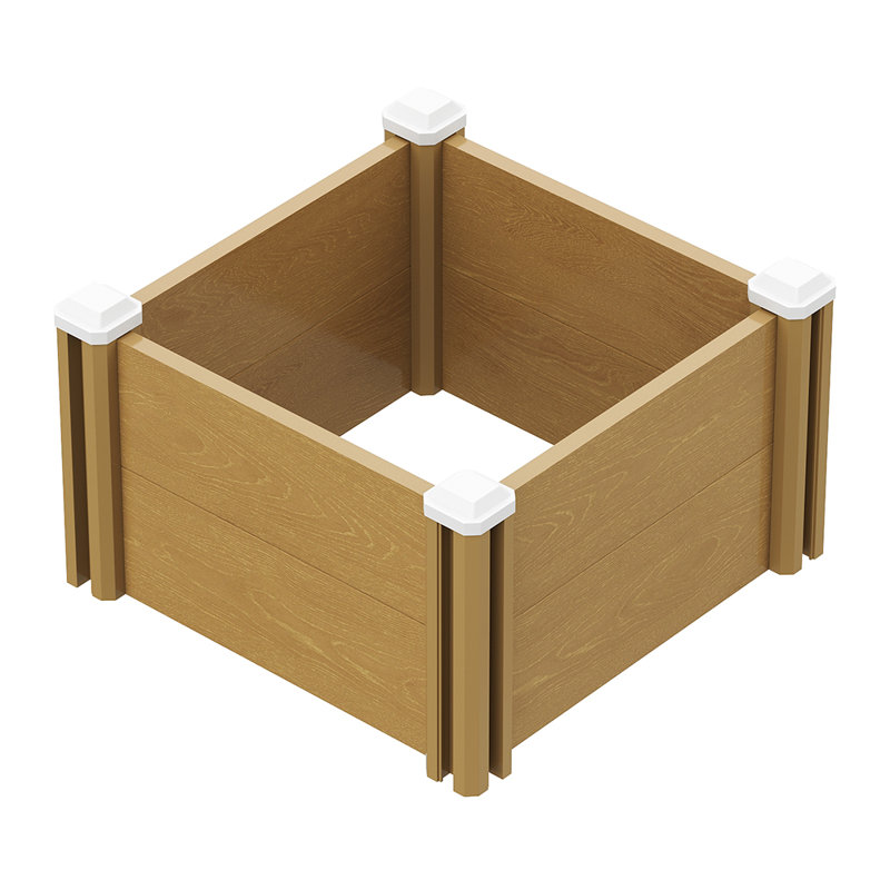 Raised Garden Bed, 33" H x 54" W x 54" D