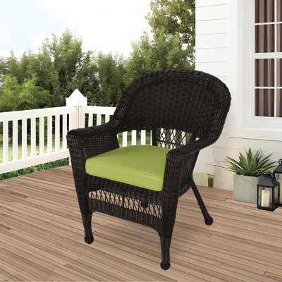 Chaise de patio avec coussins Arliss