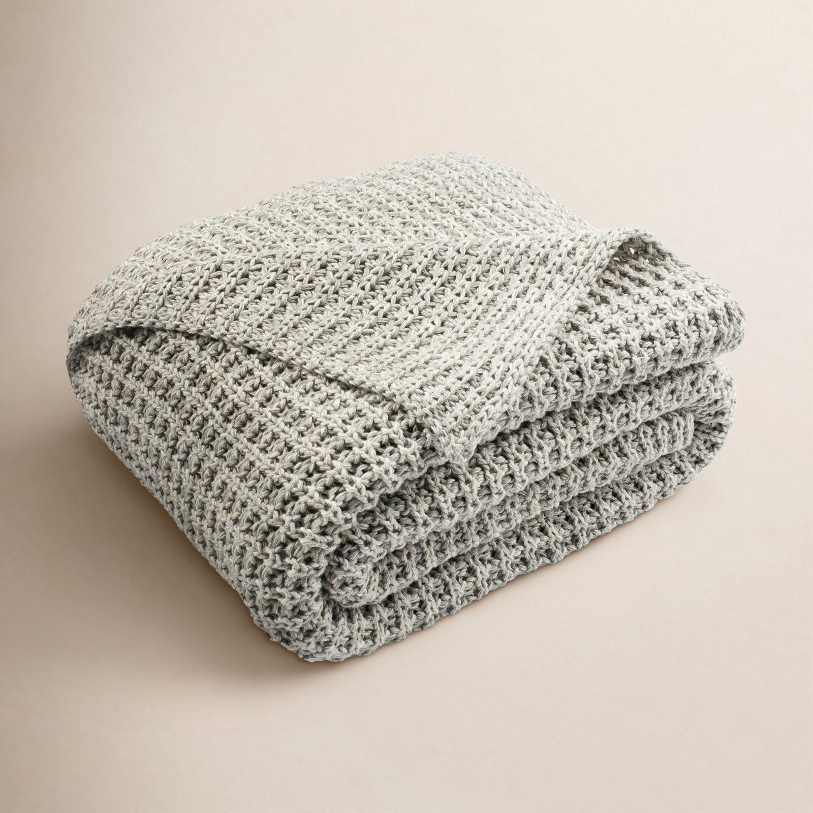 Piper Cotton Knitted Throw Blanket