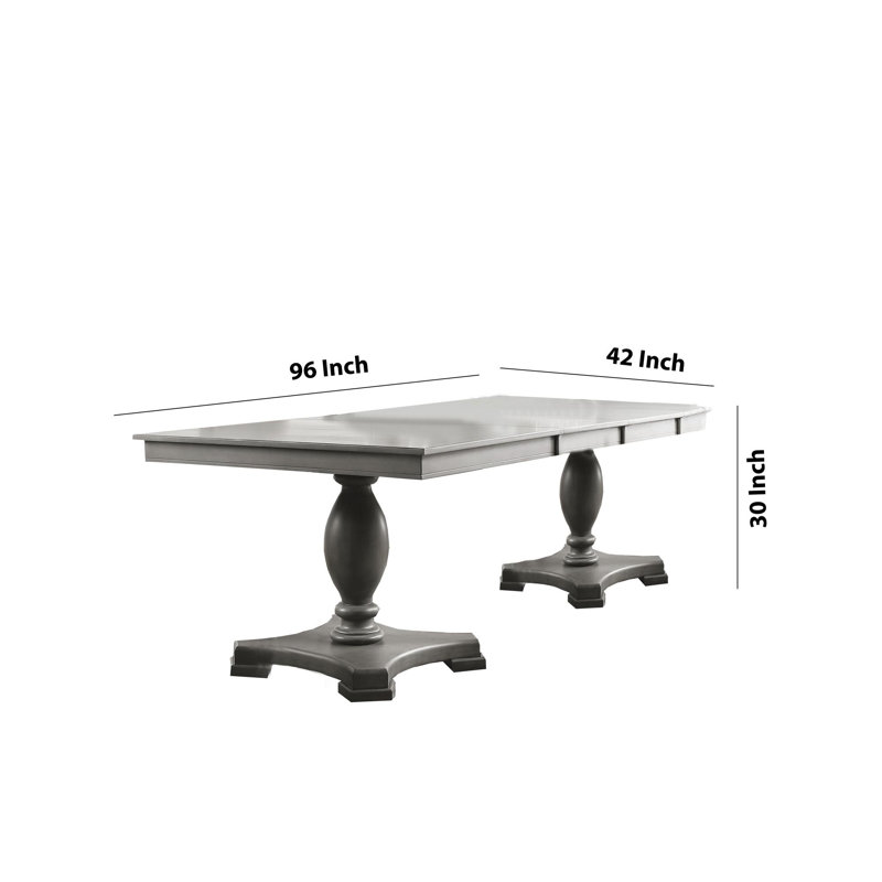 Alcalde Solid Wood Dining Table