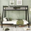 Lit superposé simple au-dessus de grand lit en métal pour adolescents