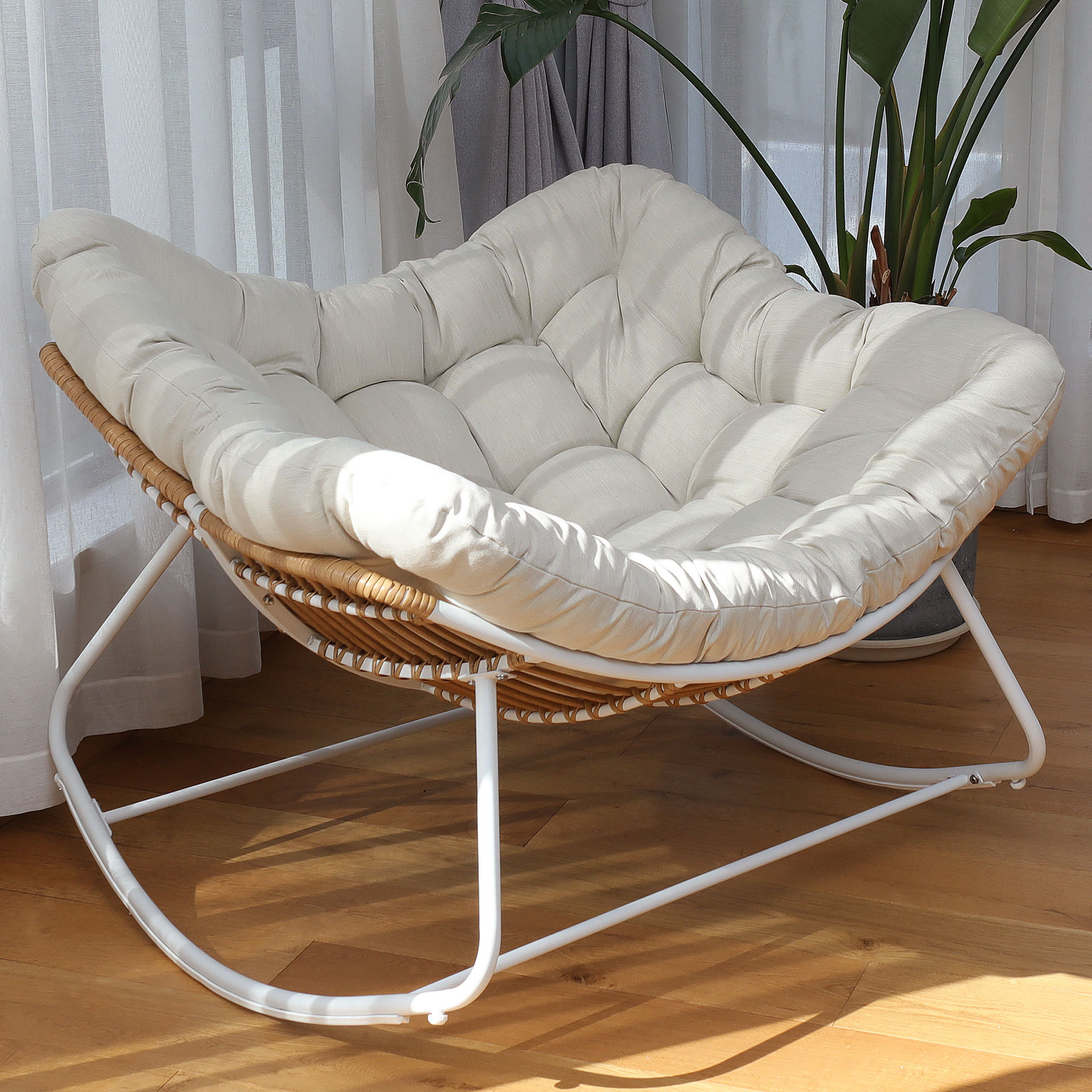 Bay Isle Home™ Akishia Metal Rocking Chair & Reviews - Wayfair Canada