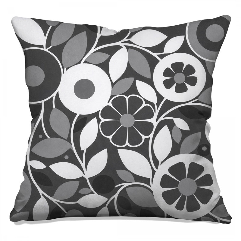 Coussins décoratifs monochromes à double face, 18 x 18 inches