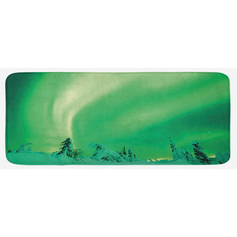 Rustic Polyester Kitchen Mat