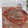 Tapis oriental rouge / orange