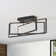 Mueed 3-Light Modern Flush Mount Rectangular Ceiling Fixture with Remote Control