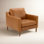Daylen Pine Genuine Leather Armchair