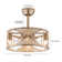 Shondale 7 - Blade Bladeless Ceiling Fan with Light Kit Included