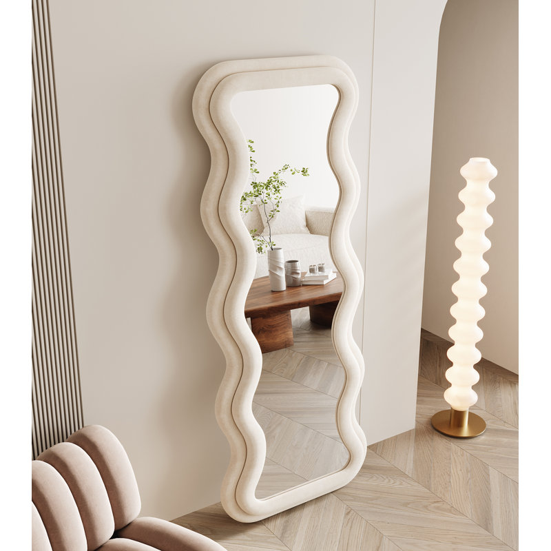 Miroir pleine longueur Christye, Plat plat