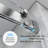 Opal Mirage MCOCOD 56"-60" W x 66" H Double Smooth Sliding Frameless Tub Door with 3/8"(10mm)Clear Glass-99053233