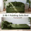Canapé-lit 2 en 1 convertible en méridienne Comfy Bean Bag-1045223324-1045223330