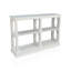 Console en bois massif 47,24 po