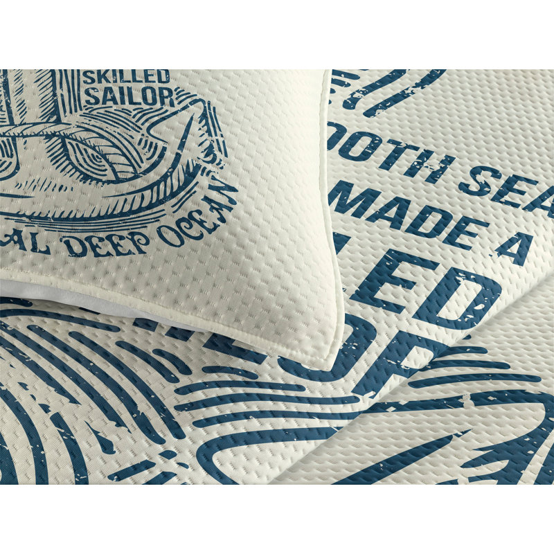 Coastal Polyester Coverlet