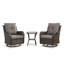 Chaises berçantes pivotantes pour l'extérieur, ensemble de patio en osier 3 pièces avec coussins épaissis, dossier haut, sièges profonds, accoudoirs larges, chaises pivotantes d'extérieur pour porche, terrasse-1933860388-1922228257