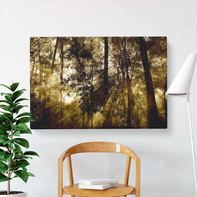 Sunlight Forest Vol.8 - Wrapped Canvas, 35cm H x 76cm W x 3cm D