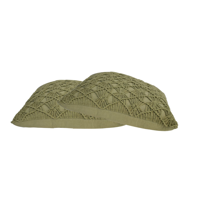 Chipperfield Square Cushion, Green