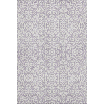 Premium Machine Washable Prisco Lavender Rug
