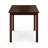 43-Inch Rectangular Wood Dining Table, Cappuccino Finish