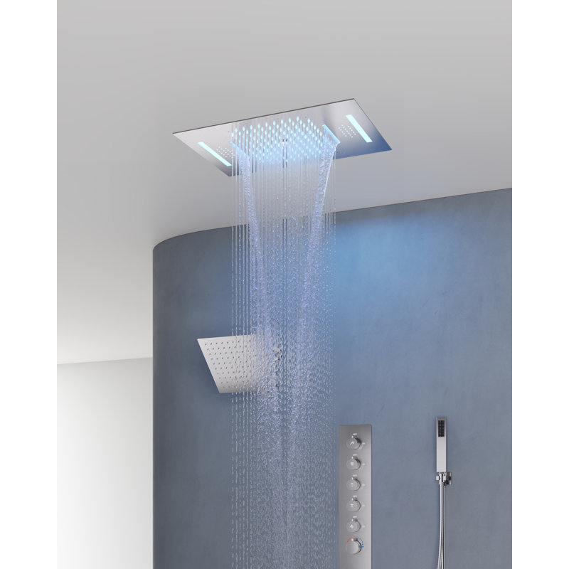  DELBlu BluetoothMusiqueThermostatique, Nickel brossé