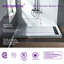 60" x 36" Solid Surface Single Threshold Shower Pan Base with Drain Assembly & Drain Cover Included, Non-Slip-65273744-60231228
