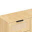 Armoire de chambre en bois - 3 tiroirs, tablettes polyvalentes, matériaux de construction, rangement de tiroir de commode facile à assembler, tablette flexible, matériaux, guide simple