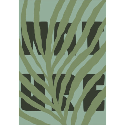 Welcome Green Foliage by Treechild — Floral Wall Art