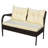 Larosha 3 - Person Outdoor Seating Group,Conversation Set, Wicker Ratten Sectional Sofa with Cushions