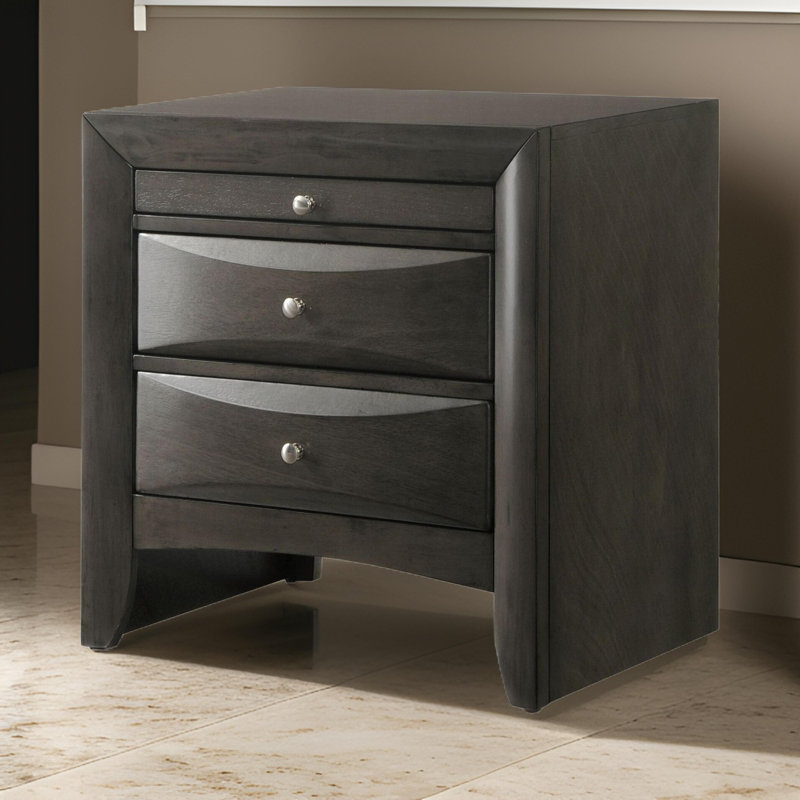 Tyshanna 25.63'' W Solid Wood Nightstand