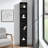 8-Tier Media Tower Rack, CD DVD Slim Storage Cabinet With Adjustable Shelves, Tall Narrow Bookcase Display Bookshelf For Home Office,Multi-Functional Double-Decker Bookcase-1923379048