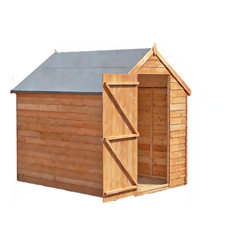 Garden Value Overlap Shed , Yes, 5 ft. W x 7 ft. D