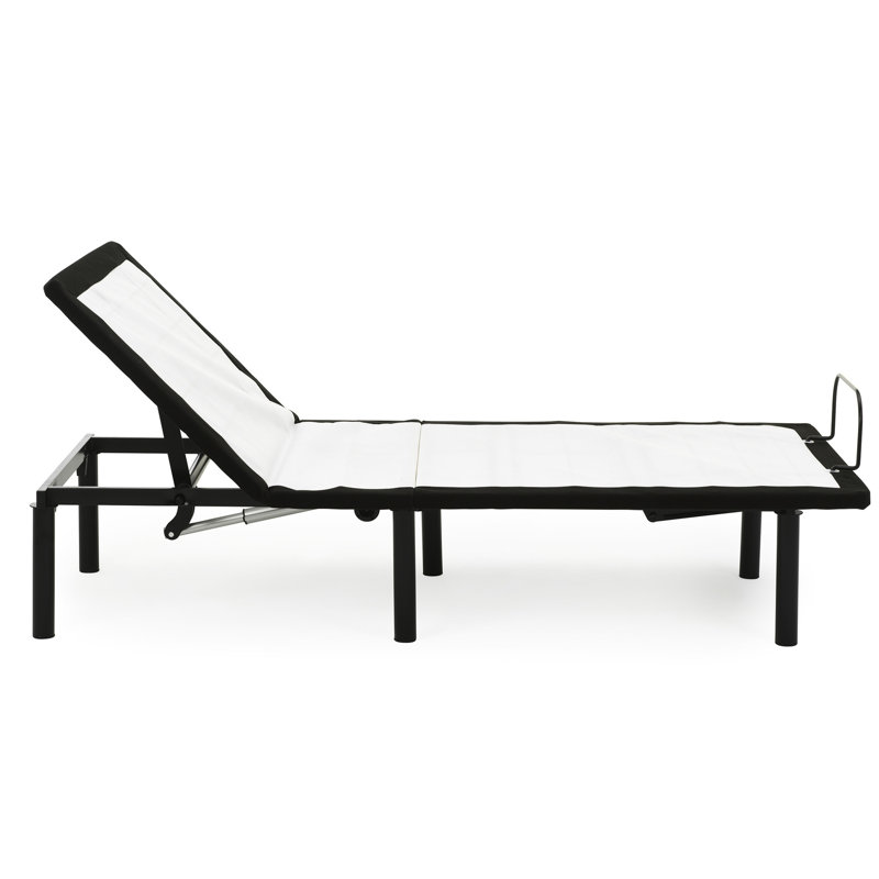 Head-up Adjustable Base For Queen Size Bed In Metal Grey - Provide Comfortable Support And Joint Stress Construction Enhanced Comfort