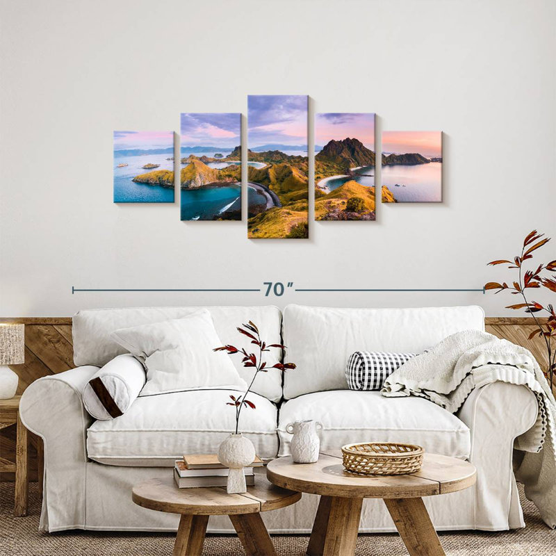 Komodo Island Azaline, 24" H x 55" W