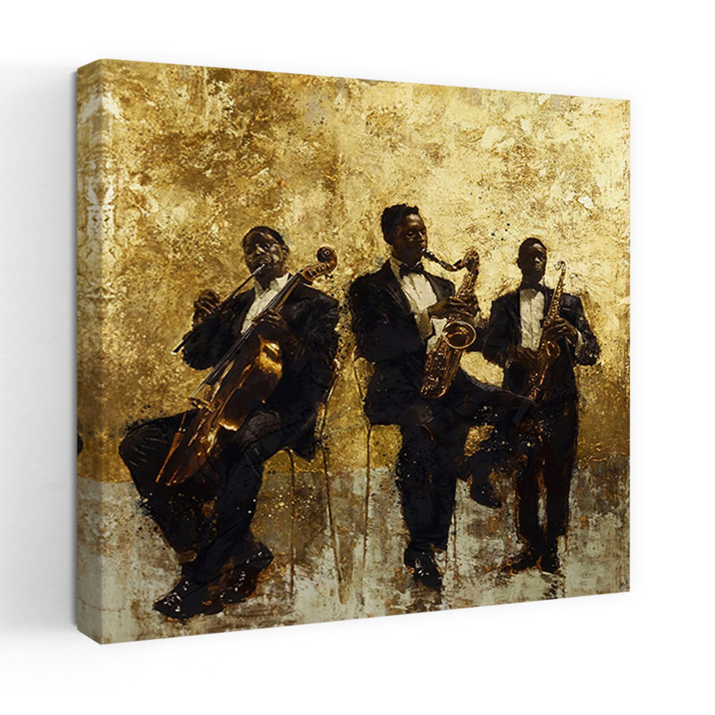 Golden Era 3, art abstrait contemporain, H 32 po x l 32 po