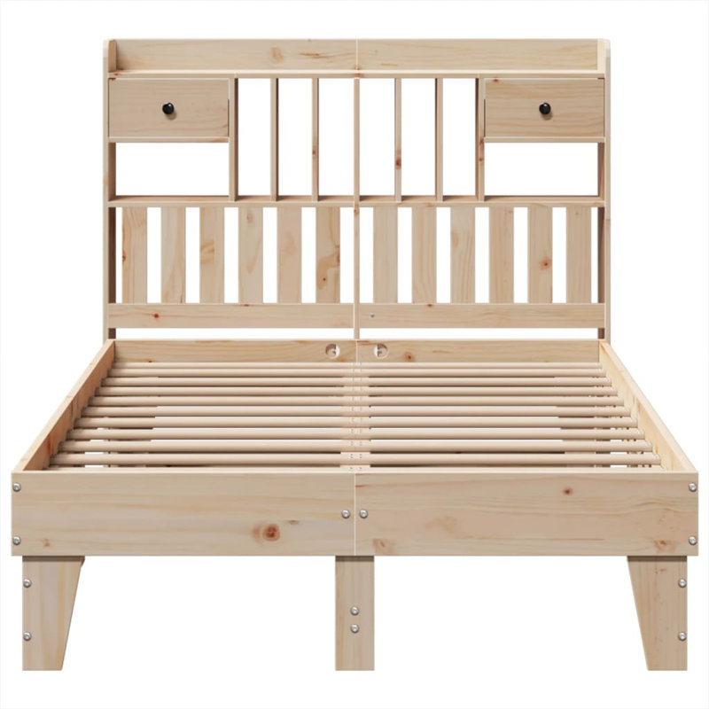 Storage Bed, Brown, Small Double (4')