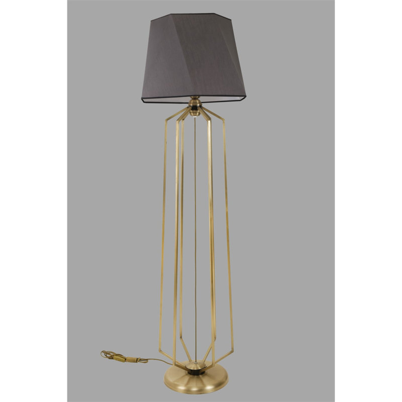 Leonardo 157cm Traditional Floor Lamp, Anthracite