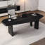 Bureau en bois massif noir Free Form-875672656