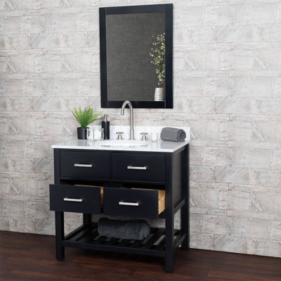 Meadowbrook 35'' Single Bathroom Vanity Base Only