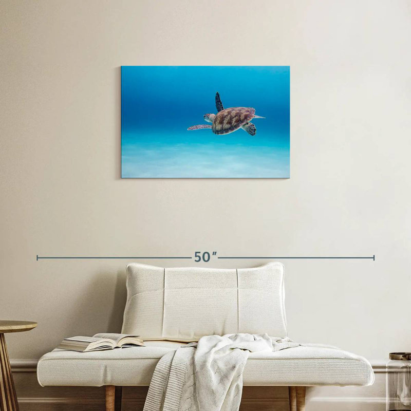Crowle Adventurous Sea Turtle, 20" H x 30" W