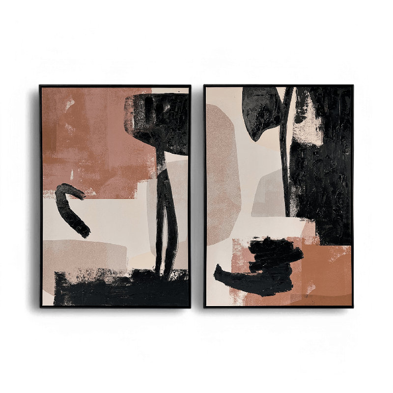 Crescent Symphony 32 po x 48 po (ensemble de 2)