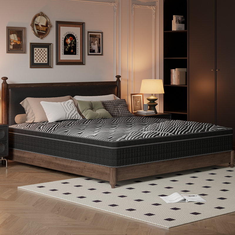12" Medium Cooling Gel Memory Foam Hybrid Mattresses In A Box, King