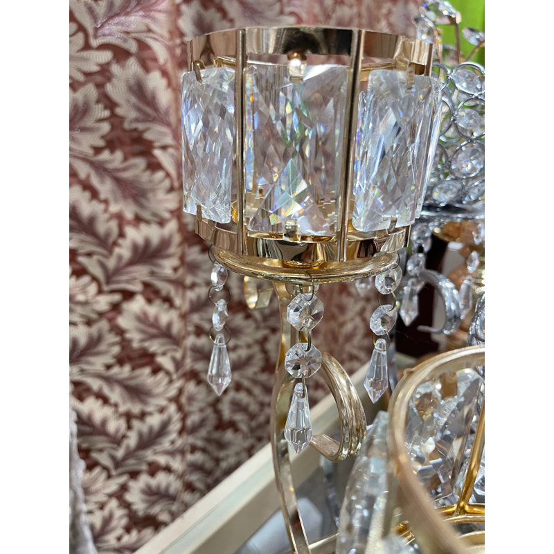 Brionie 21'' H Tabletop Candelabra, Gold