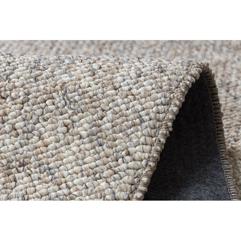 Oveta Rectangle Area Rug, Beige and gray, Rectangular 80 x 150cm