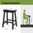 Counter Stool with Solid Wood Frame-1095588908
