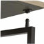 Bureau pliant peu encombrant, gris