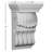 Endurathane Seville Corbel, 6 7/8"W x 4 5/8"D x 11"H, Factory Primed