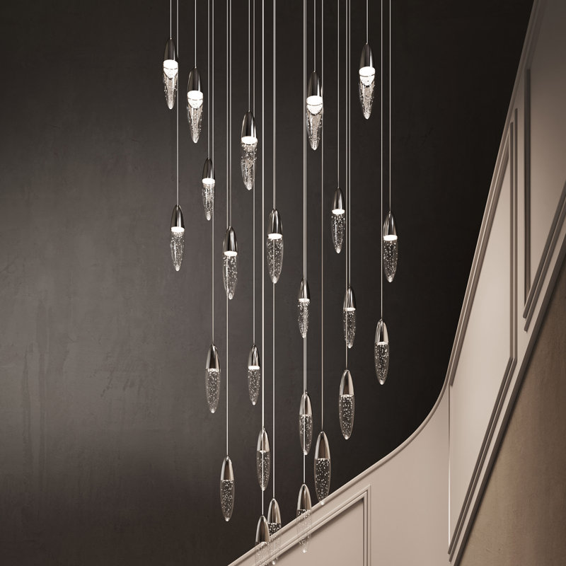 Sultana 24 - Light LED Pendant, Polished Chrome/White
