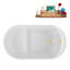 Baignoire autoportante 48 "avec drain interne Streamline-102290898